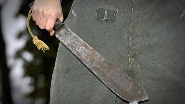 A Gympie man caught carrying a rusted machete in public could not stop swearing in court. FILE PHOTO