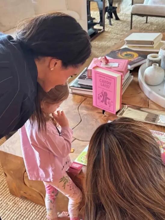 Meghan Markle and Princess Lilibet with Serena Williams. Picture: Instagram