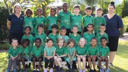 KARAMA SCHOOL Transition Group BACK ROW (L-R): Mrs Zowie Sumendra (Teacher, Rickesha Garadji, Mason Sams-Harris, Rose Wright, Adonai Loko, Walter Foster, Filip Reblando, Harry Engler, Mrs Laila McIntyre (Teacher) MIDDLE ROW (L-R): Jacqui Cummins, Aiza Cameron, Martin Bersabal, Brooklyn Corrie, Jaxson Garbusinski, Jakobe Spicer, Christian Payne. FRONT ROW (L-R): Kyle Mick-Thompson, Nakesha Garadji, Malatina Gumbaduck, Sophia Suleiman, Maraki Wirrigan-Magee, Ruby Ryan, Louki Burgess, Jayce Bin Haji-Ali, Keanu Uibo-Pomery. Picture: The School Photographer