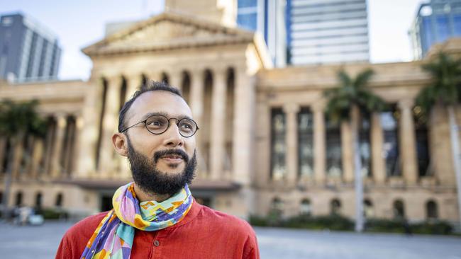 Greens councillor Jonathan Sri has been reelected to Brisbane City Council. Picture: Glenn Hunt