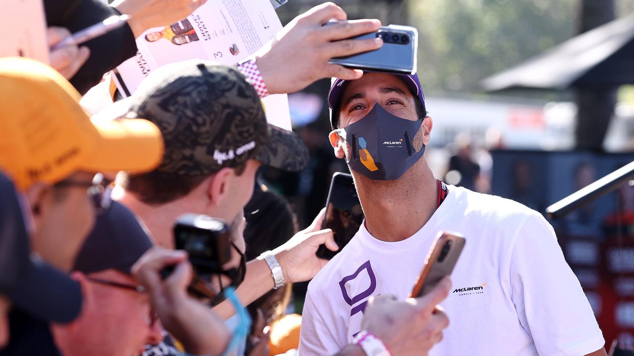 Daniel Ricciardo is hoping for the best. Photo by Michael Klein