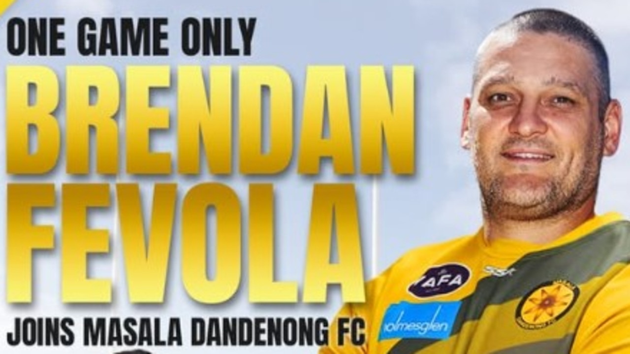 Brendan Fevola will play for Masala in the VAFA.