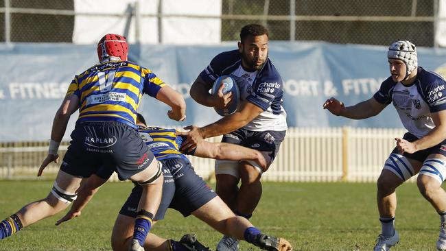 Sydney University playing Eastwood in the 100th Anniversary Memorial Match in round 10. Pic: Karen Watson.