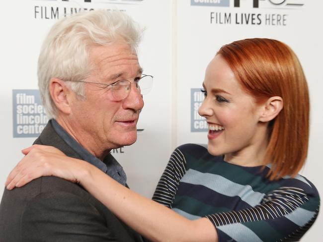 Richard Gere and Jena Malone attend the Time Out Of Mind premiere in New York.