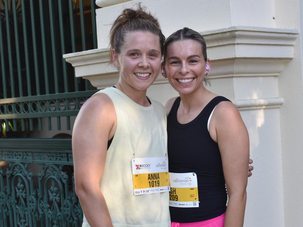 Anna Fleming and Ash Langdon did the 10km at the annual Rocky River Run in Rockhampton on May 18, 2025.