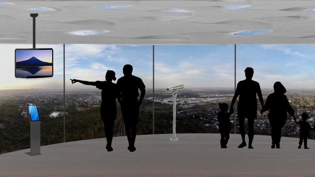 An artist’s impression of what the inside of the Wagga Spire may look like.