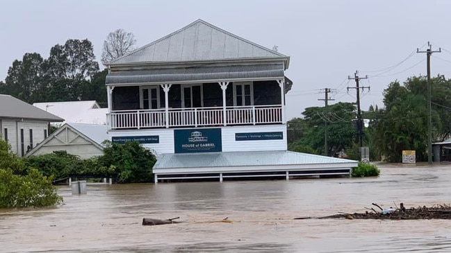 House of Gabriel in Tumbulgum inundated with water during last year’s record floods.