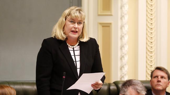 Local Government Minister Ann Leahy met with Cook Shire Council Mayor, Robyn Holmes and councillor Gavin Dear in Cairns recently. Picture: AAP Image/Josh Woning