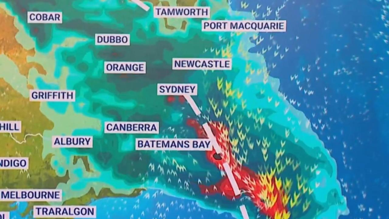 ‘wild Weather Set To Lash Eastern Coast Of Australia Herald Sun 