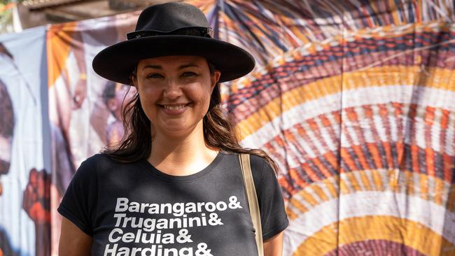 Rae Johnston on day three of Garma Festival, on Sunday August 6. Picture: Pema Tamang Pakhrin