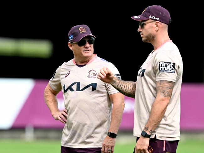 Boyd worked at the Broncos alongside former coach Kevin Walters. Picture: Getty Images