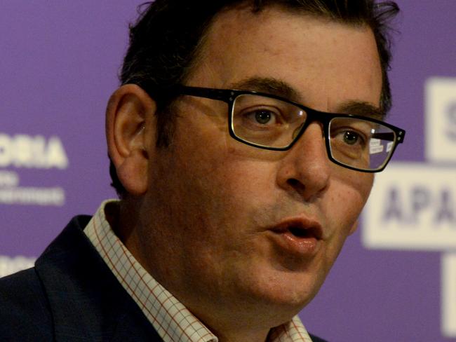 MELBOURNE, AUSTRALIA - NewsWire Photos SEPTEMBER 14, 2020: Victorian Premier Daniel Andrews gives his daily update on the COVID-19 pandemic. Picture: NCA NewsWire / Andrew Henshaw