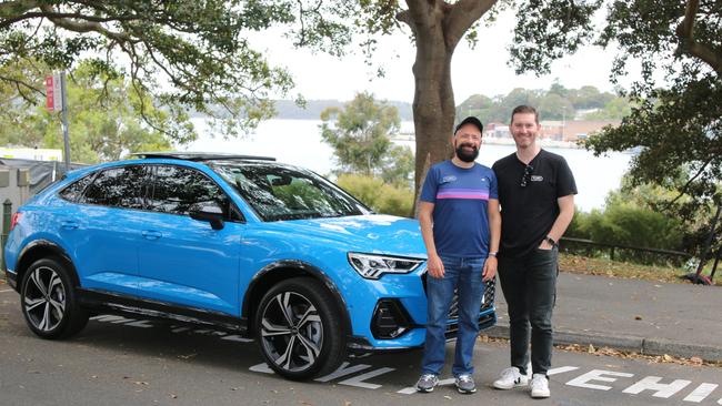 Turo chief executive Andre Haddad, left, with the company’s local boss Tim Rossanis.