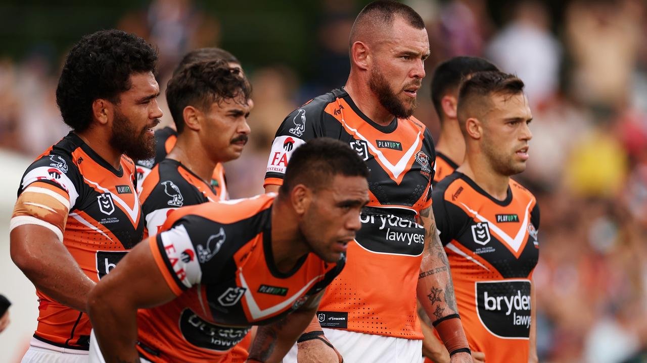 David Klemmer of the Wests Tigers . Picture: Getty Images