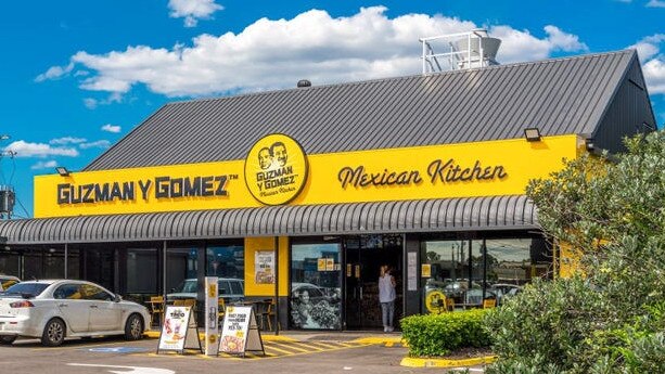 The Guzman y Gomez building at 5 Pine Street, North Ipswich, is set to go under the hammer on April 29.