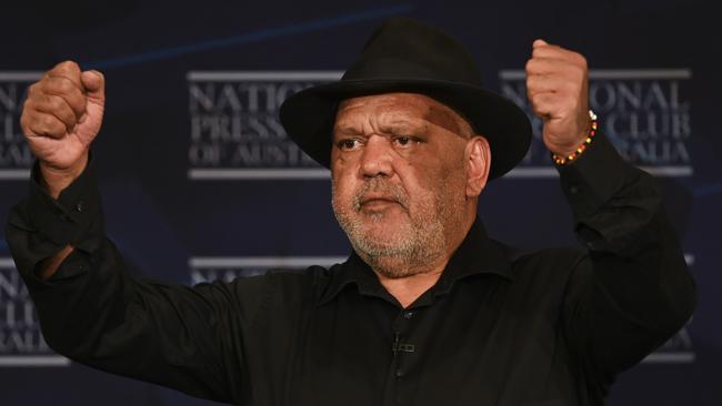 Noel Pearson, founder of the Cape York Institute, addresses the National Press Club. Picture: NCA NewsWire / Martin Ollman