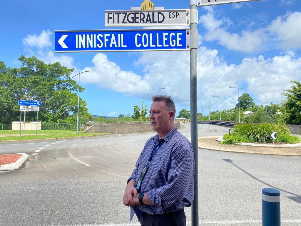 Detective Acting Inspector Gary Hunter provided an update on Saturday after a 66-year-old Innisfail man was found dead. Picture: Arun Singh Man