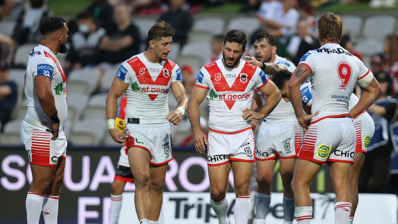 The Dragons need to recapture their round 1 form when they thrashed the Titans. Picture: Jason McCawley/Getty Images