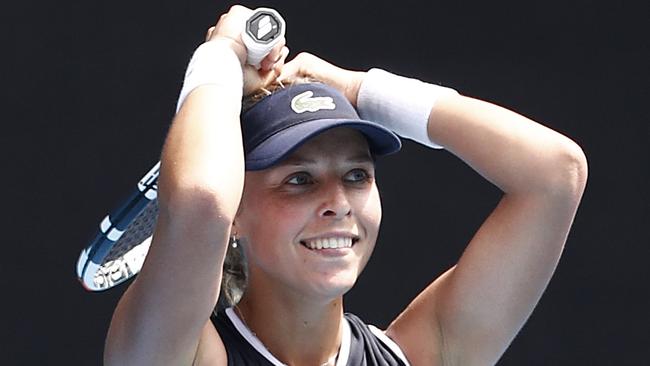 Anett Kontaveit is the first Estonian to make the quarter-finals at the Australian Open.