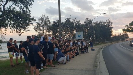 Friends and family held a candle light memorial to remember Jesse Vilkelis-Curas, and to raise awareness against violence.