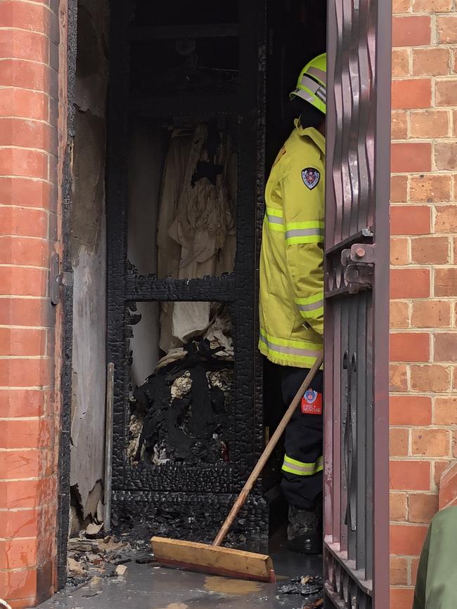 Clean-up and assessment of the damage is under way at St Carthage's Cathedral, Lismore, after a fire.File: Alison Paterson