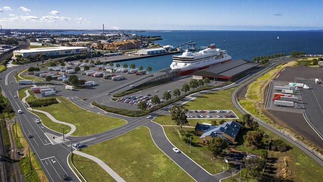 Concept image of new Spirit of Tasmania terminal.