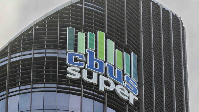 BRISBANE, AUSTRALIA - NewsWire Photos - 17 JULY 2024:  Cbus Super sign at 1 William Street, Brisbane. Picture: NewsWire / Glenn Hunt