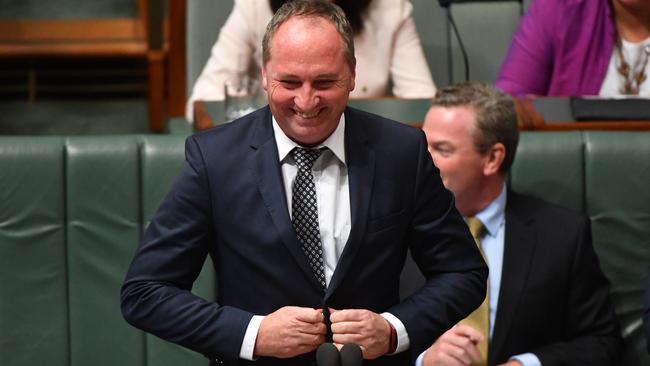 So, ready to run the country? Barnaby Joyce will be acting Prime Minister of Australia next week. Mick Tsikas / AAP