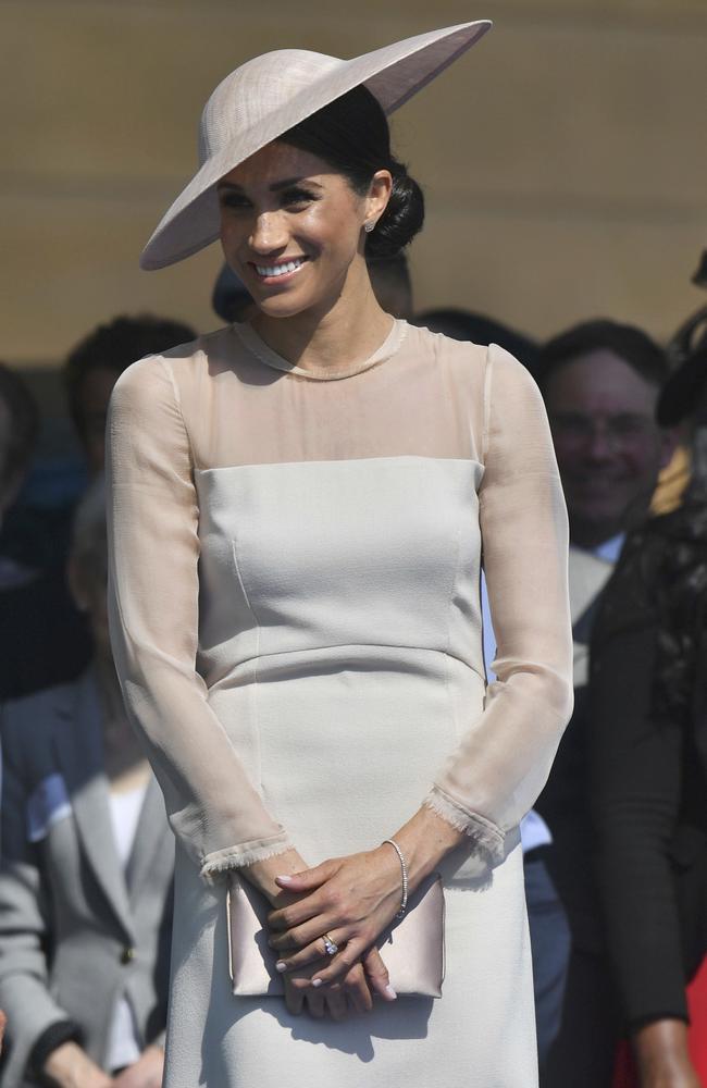 Meghan stunned onlookers at the event. Picture: Dominic Lipinski via AP