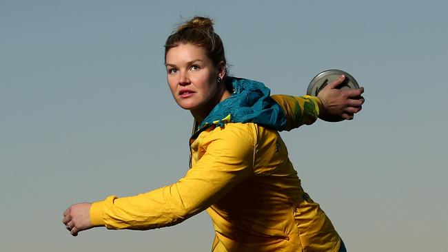 Australian discus thrower Dani Samuels is competing at the Rio Games. Picture: Adam Head