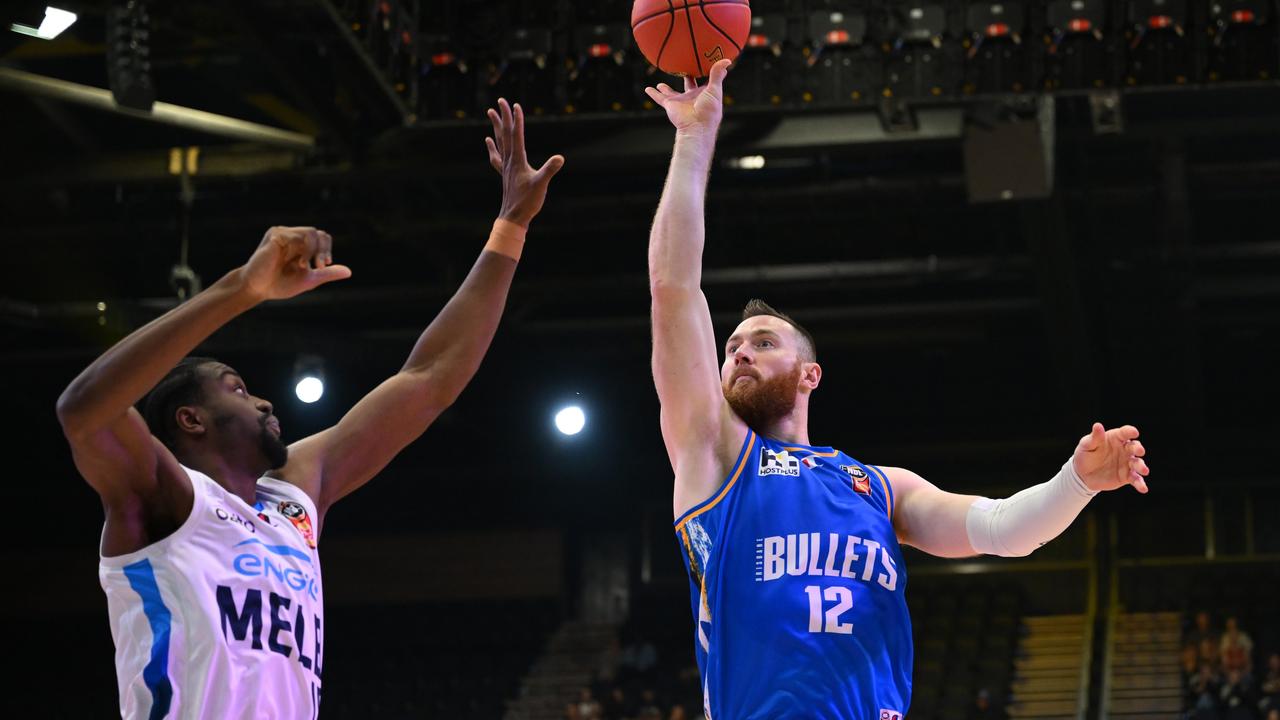 Aron Baynes showed he can be a huge factor for the Bullets this season. Picture: Matt Roberts/Getty Images for NBL