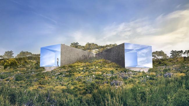 Artist impression of Doug Aitken’s Transformer for Project X. Image: Doug Aitken and DarkLab