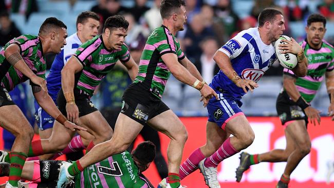 The Bunnies and the Bulldogs will bid farewell to ANZ Stadium. Photo: AAP Image/Dan Himbrechts