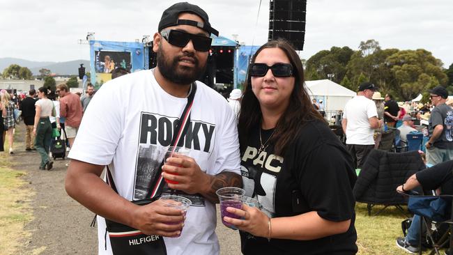 Hello Sunshine Music &amp; Food Festival. Steph Cosenza and friend Picture: David Smith