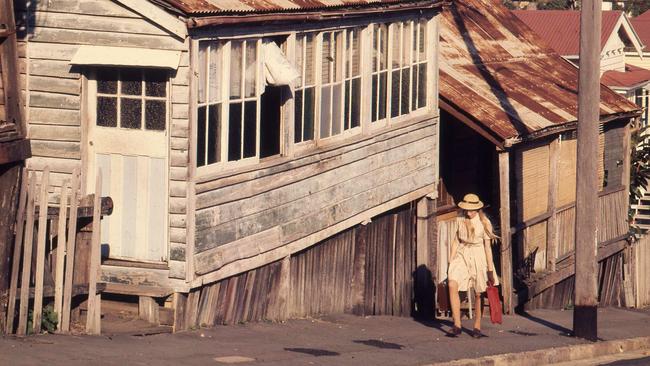 Spring Hill, as one of Brisbane’s oldest suburbs, is no stranger to town planning controversies, particularly setbacks and lots sizes. This photograph from 1972 notes the “old workers cottages built right to the edge of the footpath”. Picture: The Courier-Mail Archives