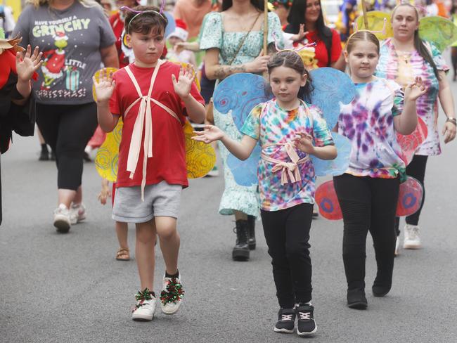 Clarendon Vale Primary School float. Hobart Christmas Pageant 2024. Picture: Nikki Davis-Jones