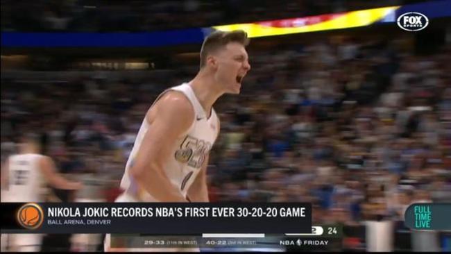 Nuggets sink Suns as Jokic makes history