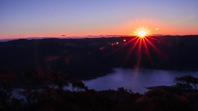 A stunning Burragorang Lookout sunset. Picture: Ian Hollis Photography