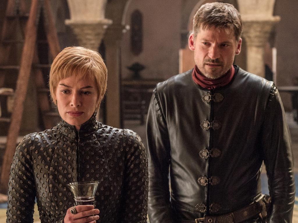 Cersei and Jaime Lannister, played by Lena Heady and Nikolaj Coster-Waldau. Picture: Supplied