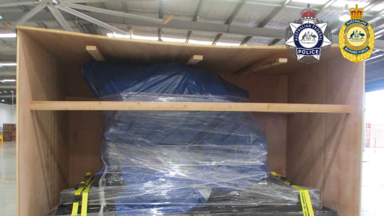 AFP replaced the illicit substances with an inert substance and waited to catch the alleged perpetrator. Picture: AFP