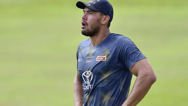 Jordan McLean. North Queensland Cowboys training at 1300SMILES Stadium. PICTURE: MATT TAYLOR.