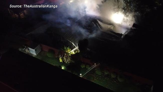 Fire rips through Eagleby house overnight