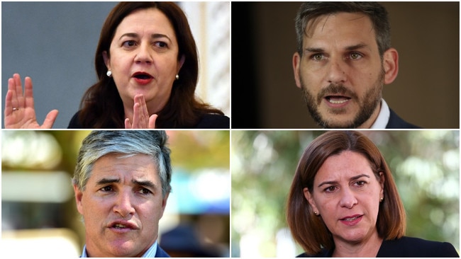 Collage of Queensland political leaders