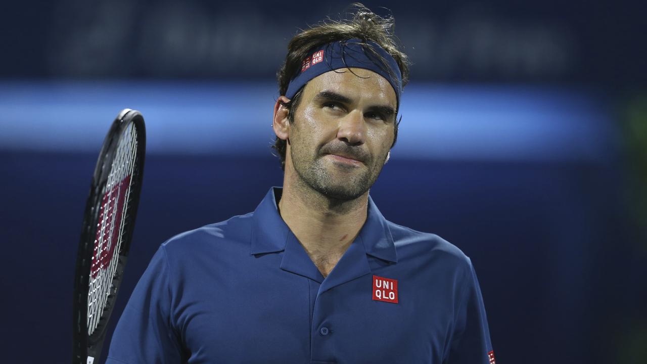 Roger Federer gets the result.