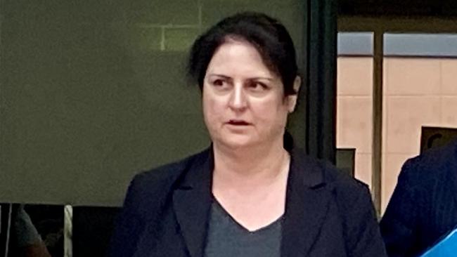 Michelle Manousis appeared in Sutherland Local Court on Tuesday where she was sentenced for was committing an act of aggravated cruelty by keeping alive her sick cat Felicia. Picture: Ashleigh Tullis