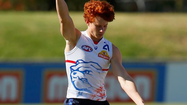 Ed Richards at Western Bulldogs training.