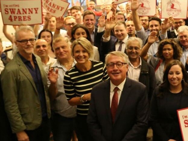 Wayne Swan's Sydney launch. Source: Kristina Kenneally's Twitter page