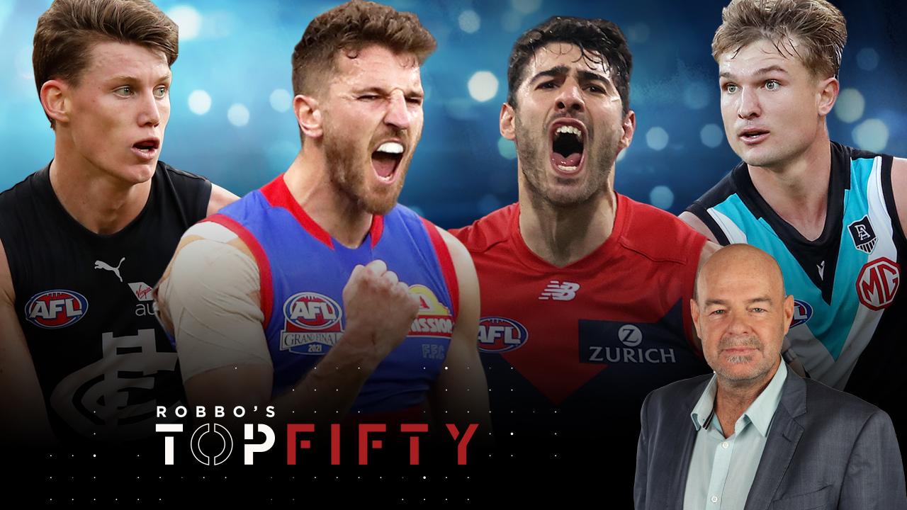 Mark Robinson's Top 50 AFL players for 2021