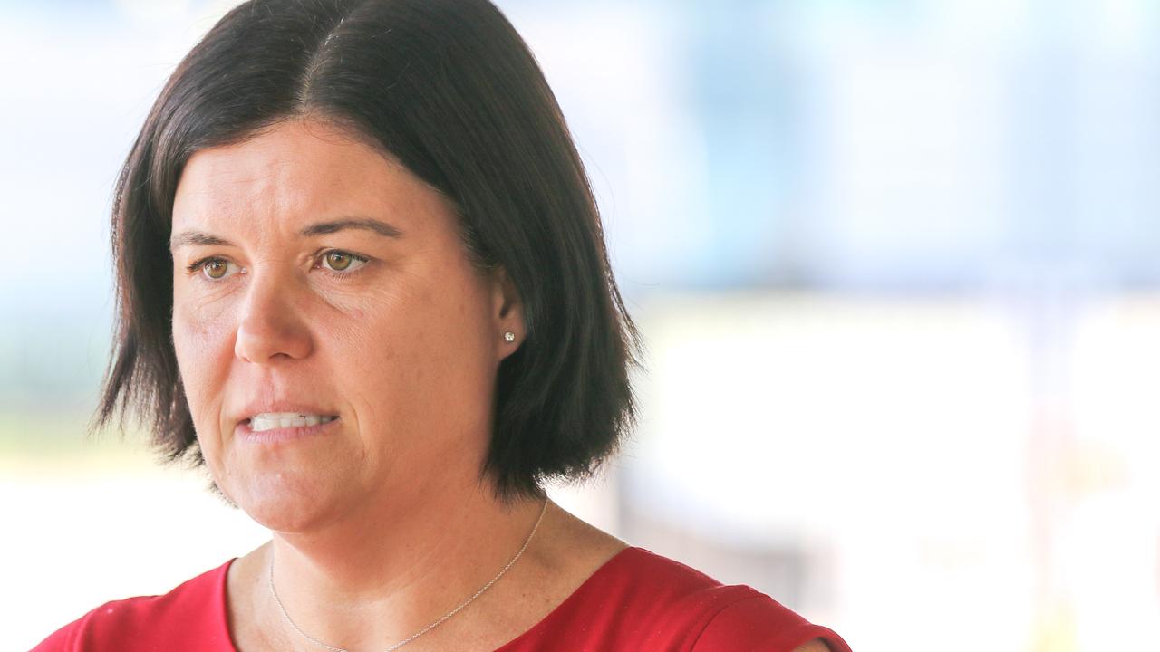 Health Minister Natasha Fyles said the health system had been burdened by a 30 per cent increase in ED admissions in five years. Picture: Glenn Campbell