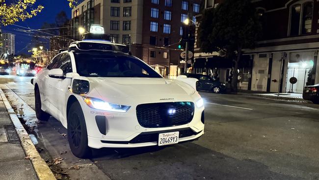 2024 Waymo Jaguar I-Pace autonomous taxi. Picture: David McCowen